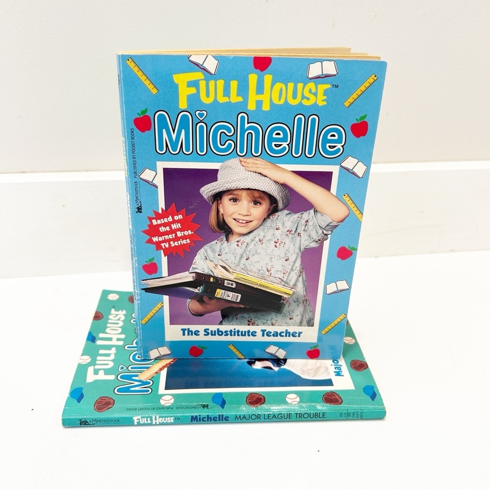 Vintage Michelle Full House Books The Substitute Teacher Major League Trouble
